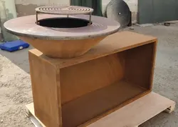 Outdoor Built In Charcoal Grill