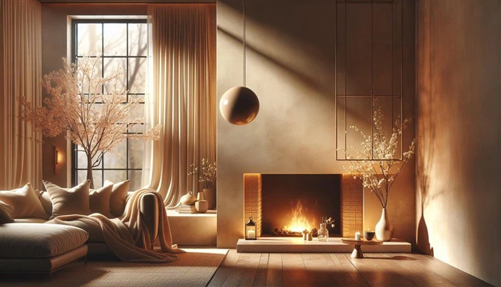 3D Realistic Flame Electric Fireplace