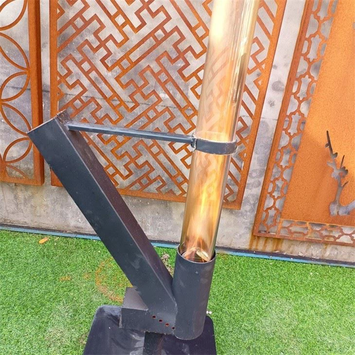 Patio Stove Pyramid Wood Pellet Heater